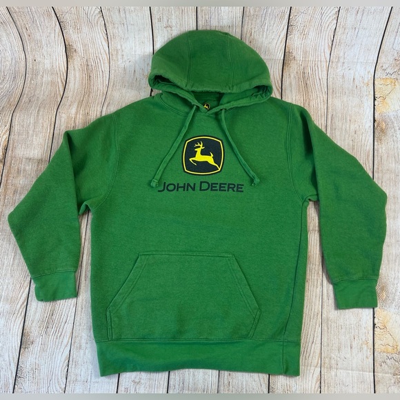 John Deere Other - John Deere Tractors Green Hoodie Sweatshirt Size Medium